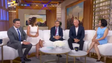 Veronica Beard Alayah Mini vestido usado por Stephanie Ramos como se ve en Good Morning America el 8 de julio de 2025