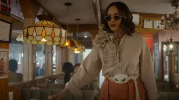 Jacques Marie Mage Admiral Square-Frame Gold- and Silver-Tone worn by Lisa Todd Wexley (Nicole Ari Parker) as seen in And Just Like That… (S03E06)