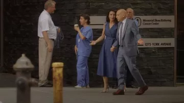 Christian Louboutin Kate 100 Graphic-Print Leather Courts worn by Charlotte York (Kristin Davis) as seen in And Just Like That… (S03E06)