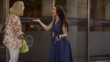 Van Cleef & Arpels Sweet Alhambra Watch in Lapis Lazuli worn by Charlotte York (Kristin Davis) as seen in And Just Like That… (S03E06)