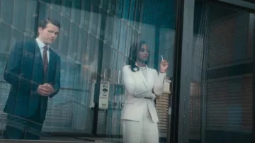 Kobi Halperin Jordi Blazer worn by Olympia Lawrence (Skye P. Marshall) as seen in Matlock (S01E06)