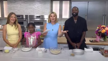 American Girl Happy Birthday to You Dress portée par Kaavia Wade comme on le voit dans Today with Jenna & Friends le 10 juillet 2025