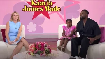 Blazer Kith & Kin Ito porté par Dwyane Wade comme on le voit dans Today with Jenna & Friends le 10 juillet 2025