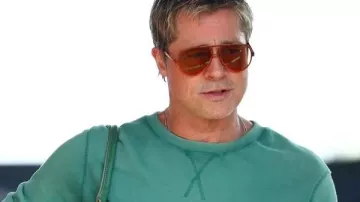 F1 The Movie Brad Pitt Green Sweatshirt