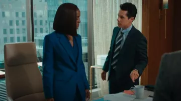 Boss Jocaluah Blazer worn by Olympia Lawrence (Skye P. Marshall) as seen in Matlock (S01E10)