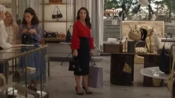 Aquazzura Love Me Pump 105 porté par Charlotte York (Kristin Davis) comme on le voit dans And Just Like That... (S03E07)