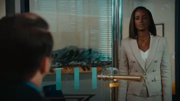 Veronica Beard Diego Jacket worn by Olympia Lawrence (Skye P. Marshall) as seen in Matlock (S01E11)