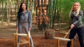Alo Cropped Afterglow Pullover porté par Katie Ginella comme on le voit dans The Real Housewives of Orange County (S19E01)