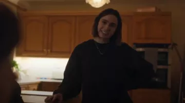 L.L. Bean Birdseye Wool Blend Fisherman Sweater worn by Josie (Kat Sadler) as seen in Such Brave Girls (S02E02)