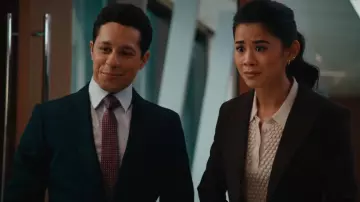 Rag & Bone Georgia Sleeveless Knit Polo Top worn by Sarah Franklin (Leah Lewis) as seen in Matlock (S01E19)