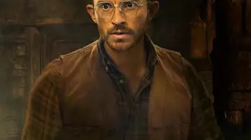 Jurassic World Rebirth 2025 Jonathan Bailey Chaleco marrón usado por el Dr. Henry Loomis (Jonathan Bailey) en Jurassic World Rebirth