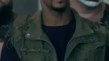 Twisted Metal S02 Anthony Mackie Green Vest worn by John Doe (Anthony Mackie) in Twisted Metal (S02)