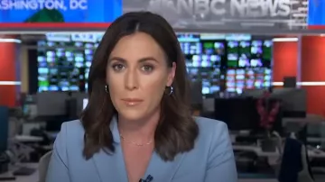 Veronica Beard Miller Dickey Jacket worn by Hallie Jackson as seen in Today on July 14, 2025