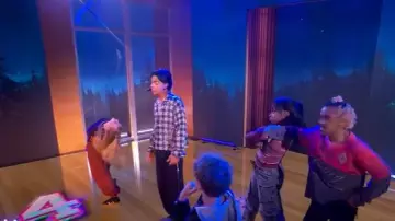 Vale Forever Starlight Vale Flannel worn by Malachi Barton as seen in Good Morning America on  July 11, 2025