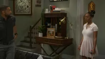 Akira Bow Down Girl Mini Dress worn by Samantha Richardson (Najah Jackson) as seen in Beyond the Gates (S01E88)