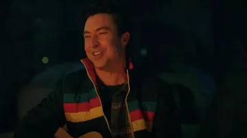 Brooks Brothers Reversible Racer Stripe Puffer Jacket worn by Evan Marquez (Brian Jordan Alvarez) as seen in English Teacher (S01E05)