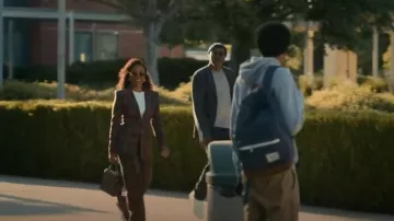 Vivienne Westwood Pantalón de cintura alta con estampado de tartán usado por Dawn Edwards (Karen Pittman) como se ve en FOREVER (T01E03)