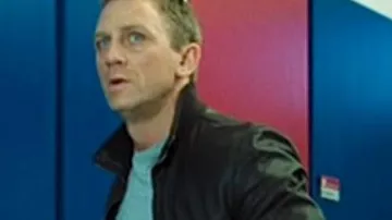 James Bond Casino Royale Leather Jacket of James Bond (Daniel Craig) in Casino Royale