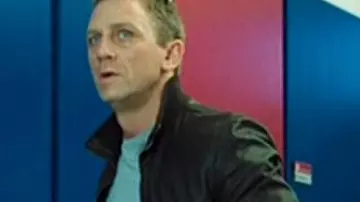 James Bond Casino Royale Leather Jacket of James Bond (Daniel Craig) in Casino Royale