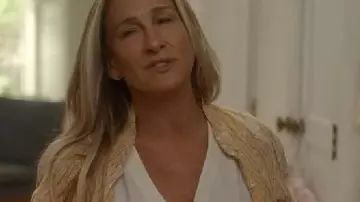 And Just Like That Sarah Jessica Parker Yellow Blouse of Sarah Jessica Parker in And Just Like That...
