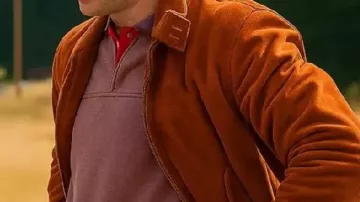 Stranger Things S05 Steve Harrington Brown Jacket of Steve Harrington (Joe Keery) in Stranger Things (S05E08)