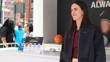 Caitlin Clark AT&T WNBA All-Star 2025 Black Jacket
