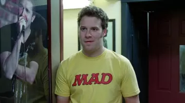 MAD Magazine Yellow T-Shirt worn by Ira Wright (Seth Rogen) in Funny People