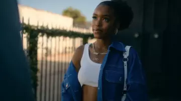 By.Dyln Cooper Veste portée par Keisha Clark (Lovie Simone) comme on le voit dans FOREVER (S01E08)