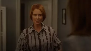 Rachel Comey Isa Top worn by Miranda Hobbes (Cynthia Nixon) as seen in And Just Like That… (S03E08)