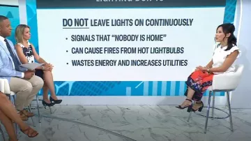 Ted Baker Jesile Cutwork Top worn by Vicky Nguyen as seen in Today on July 18, 2025