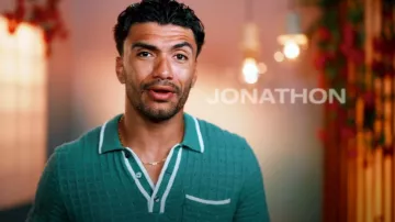 Abercrombie & Fitch Sideline-Style Sweater Polo worn by Jonathon Johnson as seen in Bachelor in Paradise (S10E03)