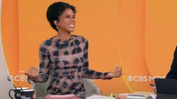 Suboo Shibori Dress worn by Adriana Diaz as seen in CBS Mornings on July 15, 2025