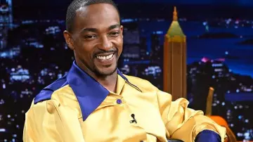 Gordon Gartrell Shirt of Anthony Mackie in The Tonight Show