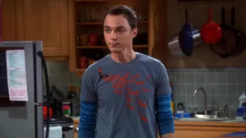 Mow-Em Down Airplanes Shirt worn by Sheldon Cooper (Jim Parsons) in The Big Bang Theory (S02E12)