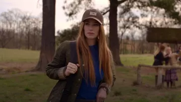 Barbour Beadnell Polarquilt Jacket worn by Callie (Jaime Ray Newman) as seen in The Hunting Wives (S01E01)