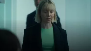 Pull and Bear OVersized Blazer worn by DS Karen Pirie (Lauren Lyle) as seen in Karen Pirie (S02E01)