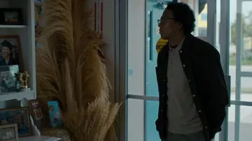 Mango Zip Cotton Polo Shirt worn by Marcus Paul (Nick Cannon) as seen in Accused (S02E03)