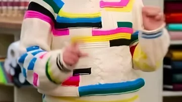 Great British Sewing Bee S11 Sara Pascoe Sweater of Self - Presenter (Sara Pascoe) as seen in The Great British Sewing Bee (S11E02)