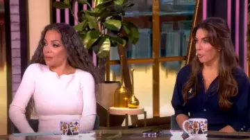 Vestido de panel circular de Victoria Beckham usado por Sunny Hostin como se ve en The View el 18 de julio de 2025