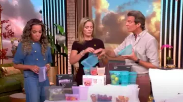 Ulla Johnson The Bianca Paneled High-rise Wide-leg Jeans usados por Sunny Hostin como se ve en The View el 21 de julio de 2025
