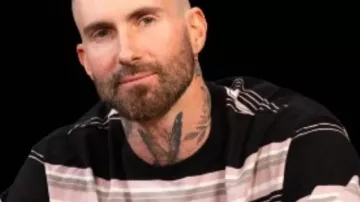 Adam Levine Hot Ones Stripes T-Shirt of Adam Levine in Hot Ones