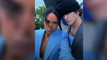 Dolce and Gabbana Single-Breasted Floral Quilted Jacquard Turlington Jacket worn by Ava Dash as seen in Next Gen NYC (S01E08)