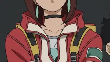 Dandadan Momo Ayase Red Cotton Jacket worn by Momo Ayase (voice) (Shion Wakayama) in Dan Da Dan (S01)