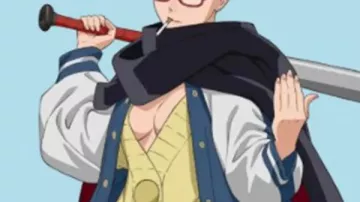 Seiko Ayase Dandadan Blue Varsity Jacket worn by Seiko (voice) (Nana Mizuki) in Dan Da Dan (S01)