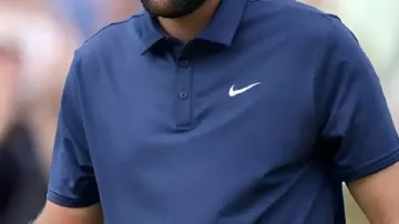 Polo azul del 153º Campeonato Abierto de Scottie Scheffler en el 53º Campeonato Mundial de Backgammon - Final de la División Intermedia Abierta de Montecarlo
