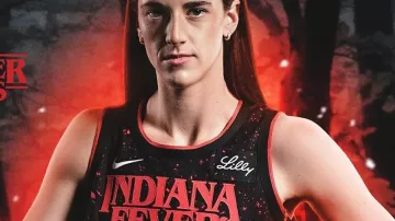 Caitlin Clark Indiana Fever Stranger Things Jersey of Caitlin Clark in ???? Indiana Fever react to "Stranger Things" jerseys returning | Caitlin Clark, Sophie Cunningham