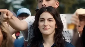 Stick Lilli Kay Black Polo T-Shirt worn by Zero (Lilli Kay) as seen in Stick (S01E08)