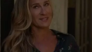 And Just Like That Sarah Jessica Floral Shirt