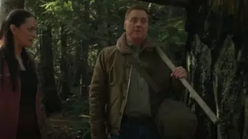 Iron Heart IHM-35-ODG Whipcord N1 Deck Jacket Olive Drab Green worn by Harry Vanderspeigle (Alan Tudyk) as seen in Resident Alien (S04E06)