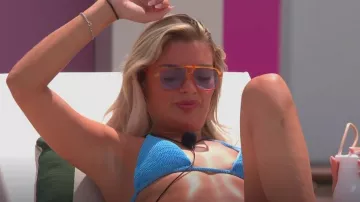 Shein 1pc New Style Personality Double Beam Aviator Fashion Glasses usado por Helena Ford como se ve en Love Island (S12E04)
